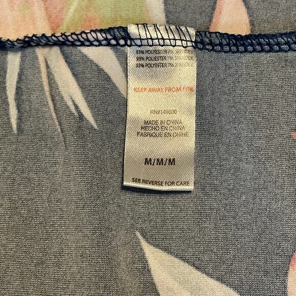 Floral by Flora Nikrooz Cami Short & Robe Floral 3 Pc Pajama Set Medium NWOT - Picture 13 of 16